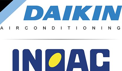 Klimaanlagen von Daikin und Inoac, Rohrleitungen und Zubehör - Lüftungsfabrik