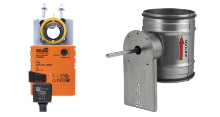 Servomotor und Regelventile mit dichtung