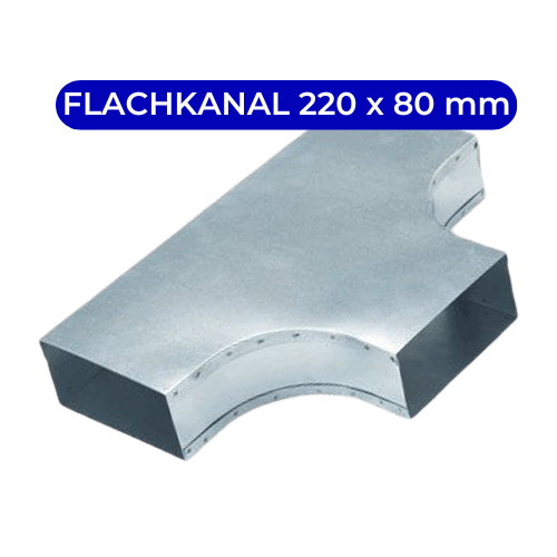 Flachkanal 220 x 80 mm