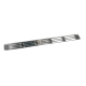 Aluminium-Lamellengitter Aufputz 650 x 65 mm – ALU (1-6506A)thumbnail