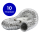 Flexibler Lüftungsschlauch unisoliert - Aluminium - Ø 125mm - Länge 10 Meterthumbnail