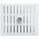 Abschließbares Schiebegitter Aluminium - Aufbaumontage 300 x 250 mm - weißthumbnail Abschließbares Schiebegitter Aluminium - Aufbaumontage 300 x 250 mm - weißthumbnail