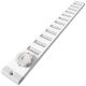 Abschließbares Schiebegitter Aluminium - Aufbaumontage 500 x 40 mm - weißthumbnail Abschließbares Schiebegitter Aluminium - Aufbaumontage 500 x 40 mm - weißthumbnail