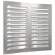 Aluminium Lüftungsgitter (große Lamelle) Aufputz 500 x 500 mm – ALU (6-5050A)thumbnail