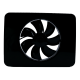 Vent-Axia - IQ - Badlüfter- Ø 125/100mm - 130 m3/h - Feuchtigkeitssensor - Nachlauftimer - Schwarzthumbnail Vent-Axia - IQ - Badlüfter- Ø 125/100mm - 130 m3/h - Feuchtigkeitssensor - Nachlauftimer - Schwarzthumbnail