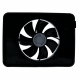 Vent-Axia - IQ - Badlüfter- Ø 125/100mm - 130 m3/h - Feuchtigkeitssensor - Nachlauftimer - Schwarzthumbnail Vent-Axia - IQ - Badlüfter- Ø 125/100mm - 130 m3/h - Feuchtigkeitssensor - Nachlauftimer - Schwarzthumbnail
