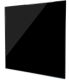 Design-Lüftungsgitter quadratisch (Abluft & Zuluft) Ø 100 mm – GLAS flach – glänzendes Schwarzthumbnail