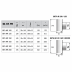 Design-Wetterschutzgitter PREMIUM LINE -BETA- Ø 160 mm mit grobmaschigem Draht – WEISS RAL9010thumbnail