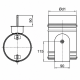 Regelventil Ø 100 mm mit Motorsitz zur Montage des Servomotors - luftdicht - mit Dichtungthumbnail Regelventil Ø 100 mm mit Motorsitz zur Montage des Servomotors - luftdicht - mit Dichtungthumbnail
