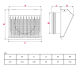 Whisper Luxe Design Wetterschutzgitter 160mm - Abluft - Graphit grauthumbnail