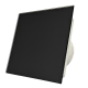 Whisper Pro-Design Badezimmerlüfter - Ø100 mm - Ein/Aus – flaches GLAS – matt Schwarzthumbnail