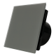 Whisper Pro-Design Badezimmerlüfter - Ø100 mm - Ein/Aus – flaches glas – Mattgrau - Schwarzer Ventilatorthumbnail Whisper Pro-Design Badezimmerlüfter - Ø100 mm - Ein/Aus – flaches glas – Mattgrau - Schwarzer Ventilatorthumbnail