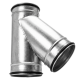 T-Stück 45º mit Dichtung Ø 125mm - Ø 125mm - Ø 125mmthumbnail
