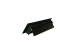 Bodenrost mit Volumenregler - 305 x 57 mm - Pulverstruktur - Stahl - schwarz - RAL9005thumbnail