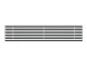Einbaufähiges rahmenloses Wandgitter - 160x60mm - für Kanal 170x70mmthumbnail