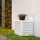 Aircover 1000 - RAL9016 - Luxus (Klimaanlage) Außeneinheit Verkleidung - 100 x 65 x 50 cmthumbnail Aircover 1000 - RAL9016 - Luxus (Klimaanlage) Außeneinheit Verkleidung - 100 x 65 x 50 cmthumbnail