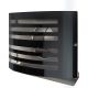 Design-Wetterschutzgitter PREMIUM LINE -ALFA- Ø 100 mm mit grobmaschigem Draht – SCHWARZ RAL7021thumbnail