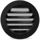 Rundes Außenluftgitter Ø 250 mm Aluminium mit feinmaschigem Draht - SCHWARZthumbnail Rundes Außenluftgitter Ø 250 mm Aluminium mit feinmaschigem Draht - SCHWARZthumbnail
