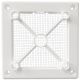 Design-Lüftungsgitter quadratisch (Abluft & Zuluft) Ø 125 mm – Kunststoff – Weißthumbnail