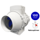 Blauberg TURBO-E-100T Rohrventilator mit Nachlauf – 187 m3/h – 100-mm-Anschlussthumbnail