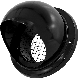 Kugelgitter SCHWARZ Ø 150 mm mit grobmaschigem Netz - hoher Durchflussthumbnail