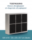 PuriVent CARRE Filter für Einbaudunstabzugshauben – 500 m3/h - 250 x 250 mm – Anschluss Ø 150 mmthumbnail