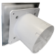 Pro-Design Badlüfter – mit Nachlauf + Feuchtigkeitssensor (KW125H) – Ø 125 mm – Edelstahl flachthumbnail