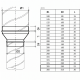 Isoliertes Reduzierstück - Ø 180-125 - gepresst - SAFE - 13mm Isolierungthumbnail