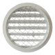Rundes Lüftungsgitter Aluminium Ø 150 mm – WEISS – mit grobmaschigem Draht – hohe Durchlässigkeitthumbnail