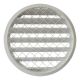 Rundes Lüftungsgitter Aluminium Ø 160 mm – WEISS – mit grobmaschigem Draht – hohe Durchlässigkeitthumbnail