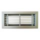 Bodengitter DELUXE 250 x 100 mm (passt in ein Brink-Maß von 254 x 102 mm) mit Volumenreglerabdeckung – Aluminiumthumbnail