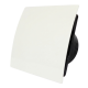 Whisper Pro-Design Badlüfter - Ø100 mm - mit Nachlauf – Gewölbtes Kunststoff – Weiß - schwarzer Ventilatorthumbnail