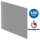 Pro-Design Badlüfter – mit Nachlauf (KW100T) – Ø 100 mm – flaches GLAS – Mattgrauthumbnail