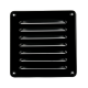 Aluminium Lüftungsgitter Aufbaumontage 195 x 195mm SCHWARZ (1-2020Z)thumbnail