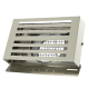 Design-Wetterschutzgitter PREMIUM LINE -BETA- Ø 125 mm mit grobmaschigem Draht – WEISS RAL9010thumbnail