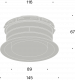 Pradovent - trims - Ø 125mm Designventil (Abfluss)thumbnail Pradovent - trims - Ø 125mm Designventil (Abfluss)thumbnail