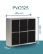 PuriVent CARRE Filter für Einbaudunstabzugshauben – 500 m3/h - 250 x 250 mm – Anschluss Ø 150 mmthumbnail