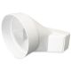 Reduzierstück Kunststoff - 204 x 60 mm auf Ø 150 mm – asymmetrischthumbnail Reduzierstück Kunststoff - 204 x 60 mm auf Ø 150 mm – asymmetrischthumbnail