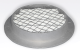 Rundes Lüftungsgitter Aluminium Ø 125 mm mit grobmaschigem Draht – hohe Durchlässigkeitthumbnail