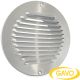 Rundes Lüftungsgitter mit Anschlussrohr Ø 100 mm Gebürsteter Edelstahlthumbnail Rundes Lüftungsgitter mit Anschlussrohr Ø 100 mm Gebürsteter Edelstahlthumbnail