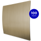 Design-Lüftungsgitter quadratisch (Abluft & Zuluft) Ø 100 mm – Kunststoff – Goldthumbnail