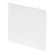 Whisper Design-Lüftungsgitter quadratisch (Abluft & Zuluft) Ø 125 mm – flacher Kunststoff – Weißthumbnail