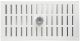 Abschließbares Schiebegitter Aluminium - Aufbaumontage 400 x 200 mm - weißthumbnail