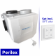 Itho Wohnraumlüftung mit Feuchtigkeitssensor CVE-S ECO RFT SP – Perilex – inklusive RFT AUTO Fernbedienungthumbnail