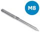 Stockschraube verzinkt mit Torx – M8 – L = 60 mm – pro Stückthumbnail