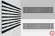 Einputzfähige rahmenlose Wandblende - 110x50mm - für Kanal 120 x 60mmthumbnail
