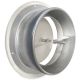 Tellerventil Metall - Zuluft - Ø 125 mm - mit Einbauring - weißthumbnail