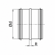 Rohrverbinder Ø 200mm mit Dichtungthumbnail