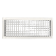 Wandgitter VTA-8110D (EINBAU) Stahl – 300 x 200 mm – mit verstellbaren Doppellamellenthumbnail