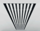 Einbaufähiges rahmenloses Wandgitter - 210x50mm - für Kanal 220 x 55mmthumbnail